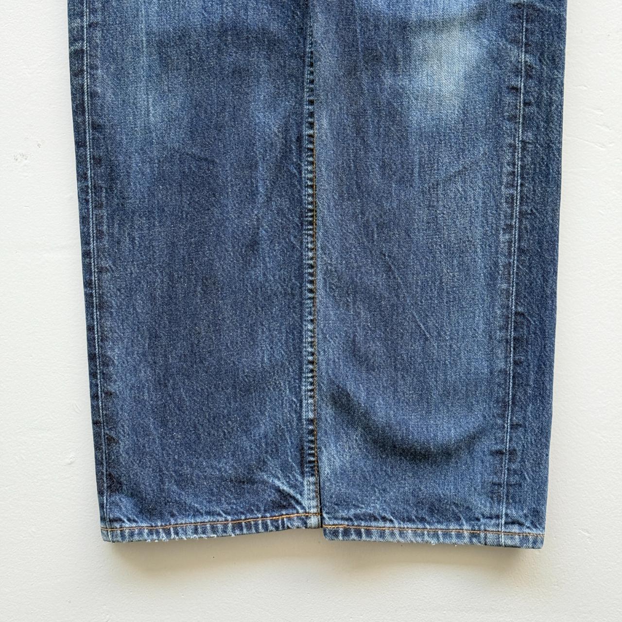 Blue Levi's Denim Straight Leg 90's Vintage Jeans - 29” x 33”