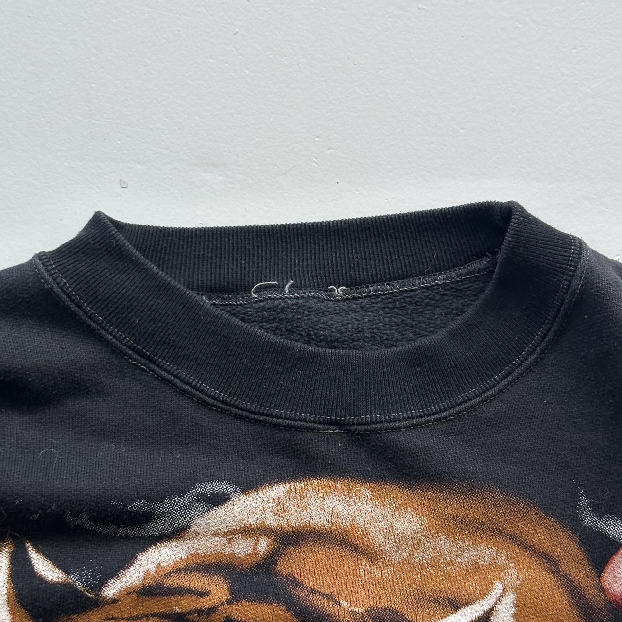 Black Tiger 90’s Vintage Graphic Sweatshirt - Medium