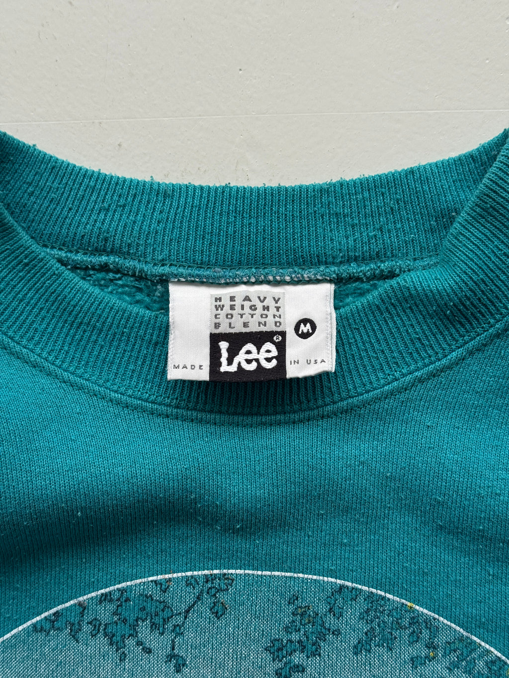 Teal New Hampshire Tourist Vintage Sweatshirt 90's Crewneck - Small