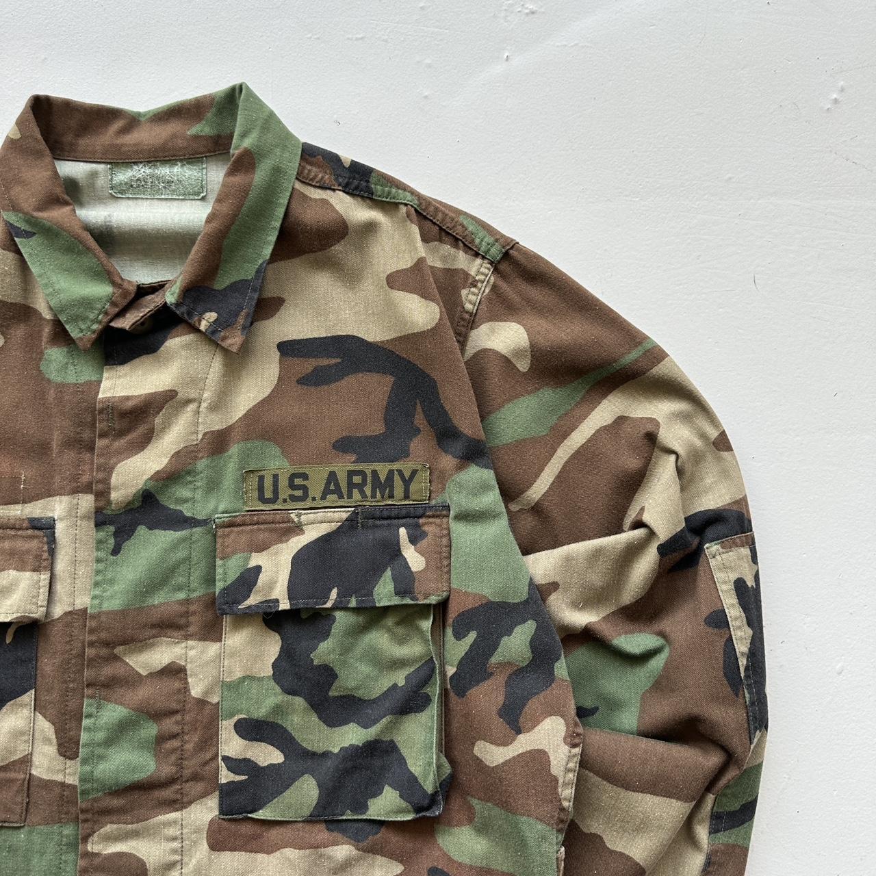 Camouflage US Army 80s/90s Vintage Shirt - Medium