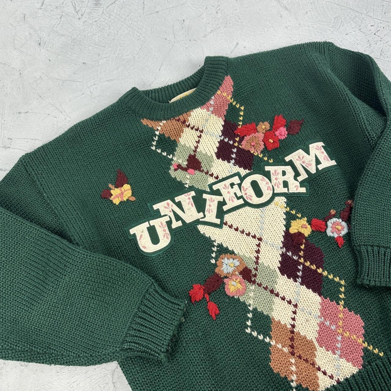 Uniform 90's Knitted Sweatshirt - Medium