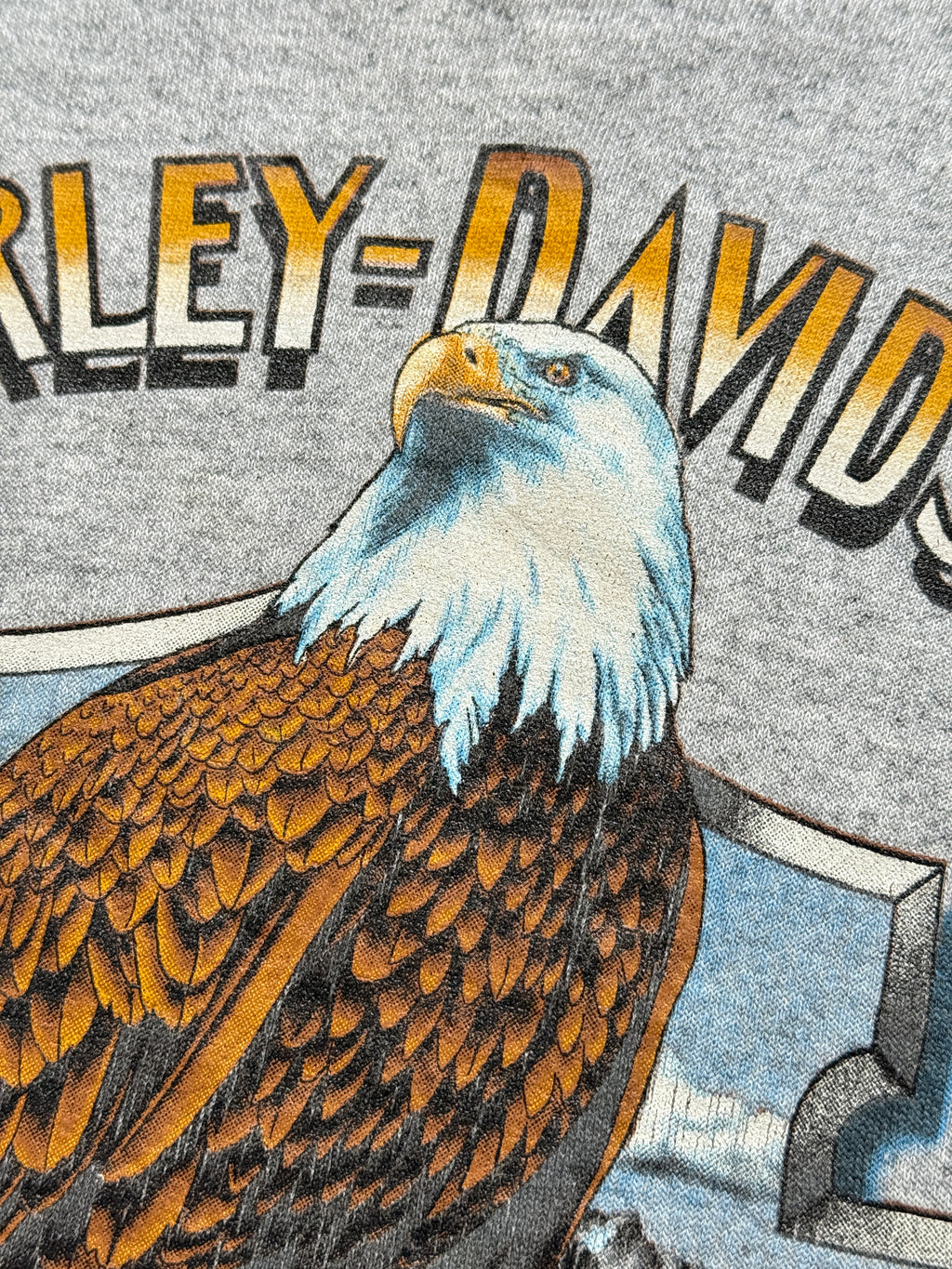 Harley-Davidson Ventura California 3D Emblem 1990 Rare Vintage Sweatshirt - Medi