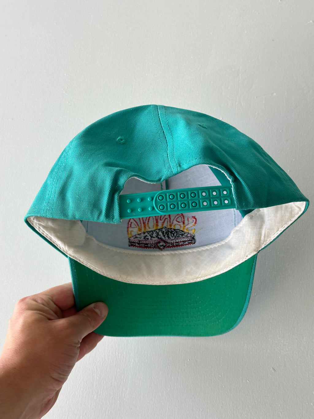 Teal Sandia Casino 90's Vintage SnapBack Trucker Cap