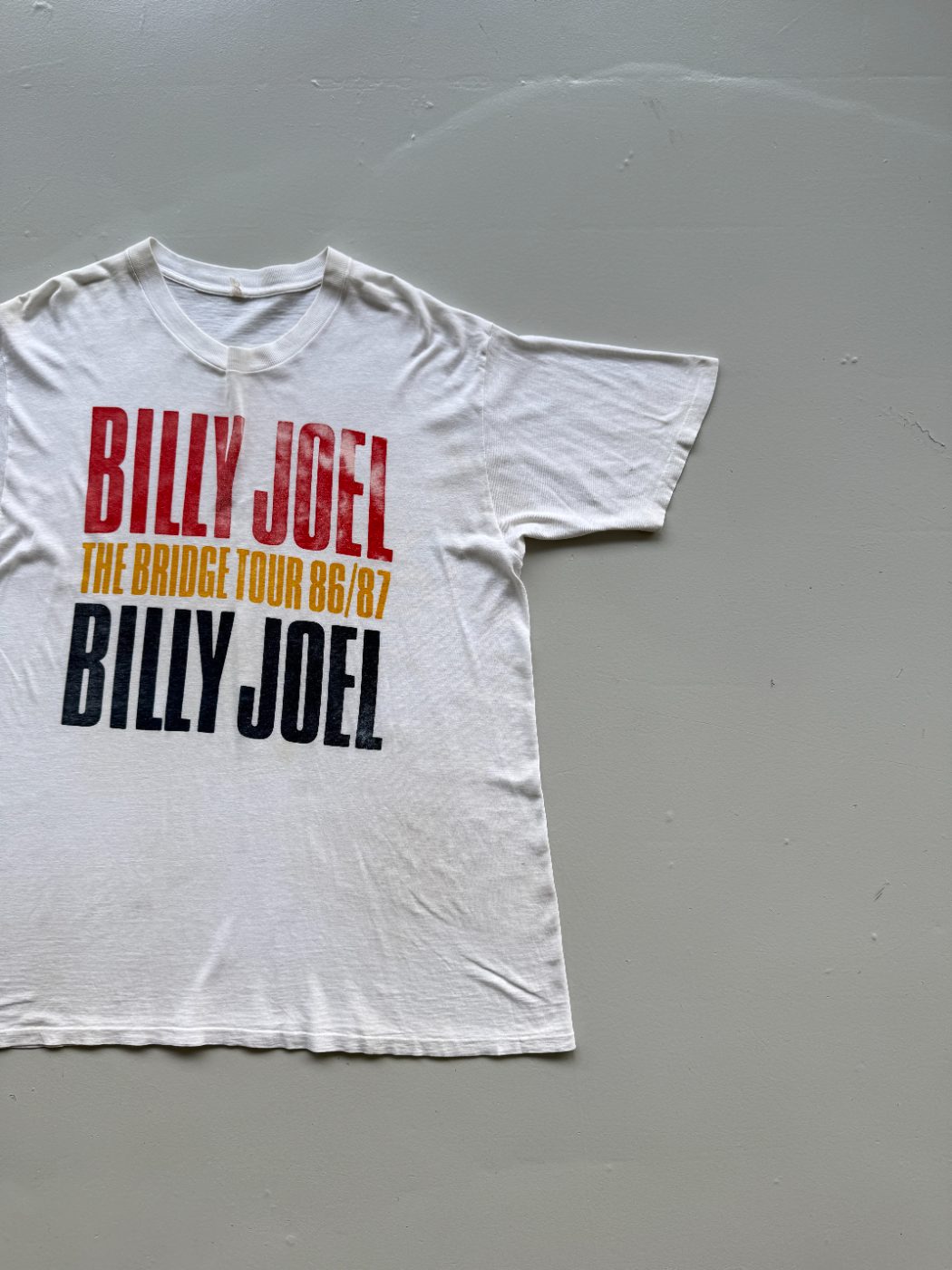 Billy Joel The Bridge Tour 86/87 80's Vintage Band T-Shirt - Large