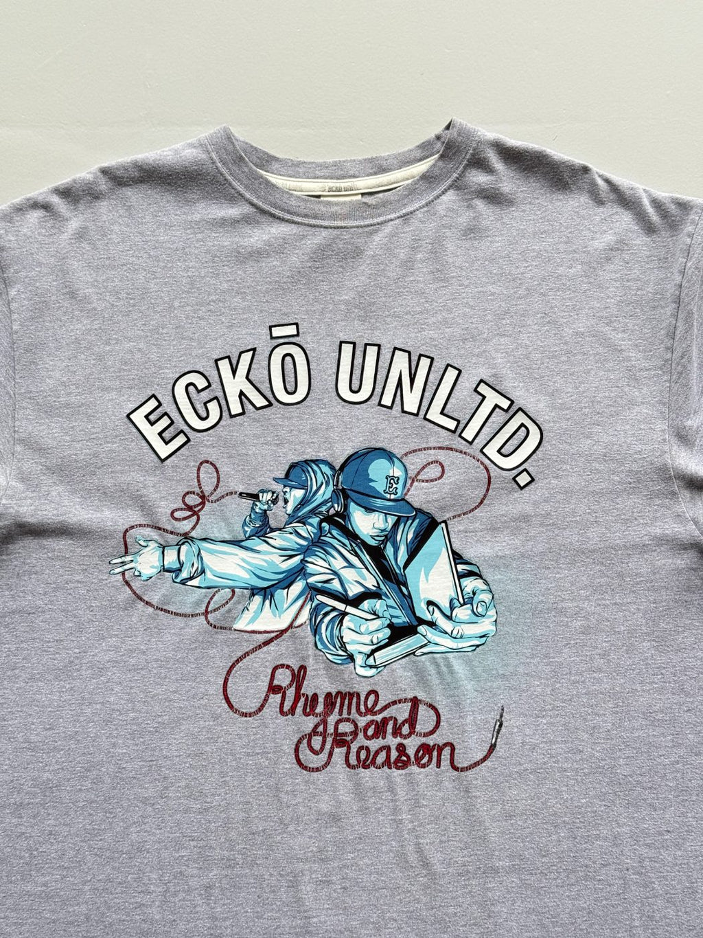 Ecko Unltd. Rhyme and Reason Y2K Vintage Graphic T-Shirt - XL