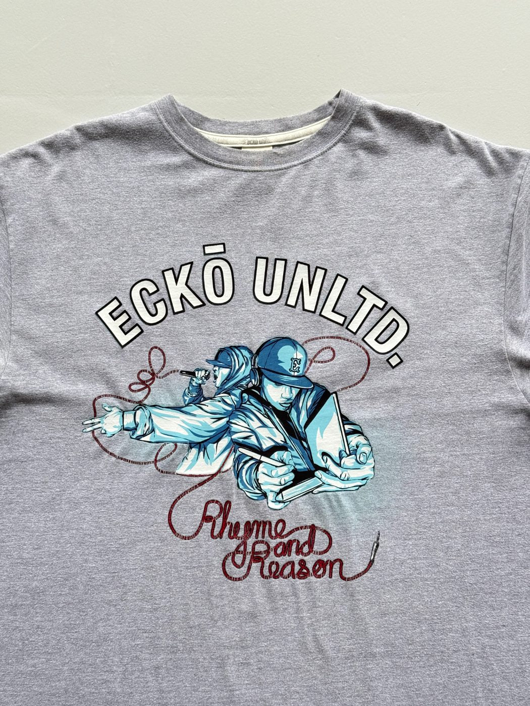 Ecko Unltd. Rhyme and Reason Y2K Vintage Graphic T-Shirt - XL