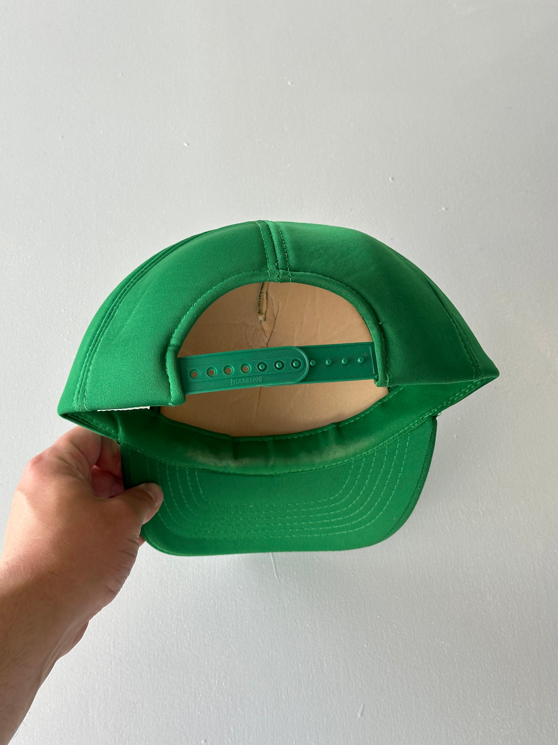 Green Maple Hill Grocery 90's Vintage SnapBack Trucker Cap