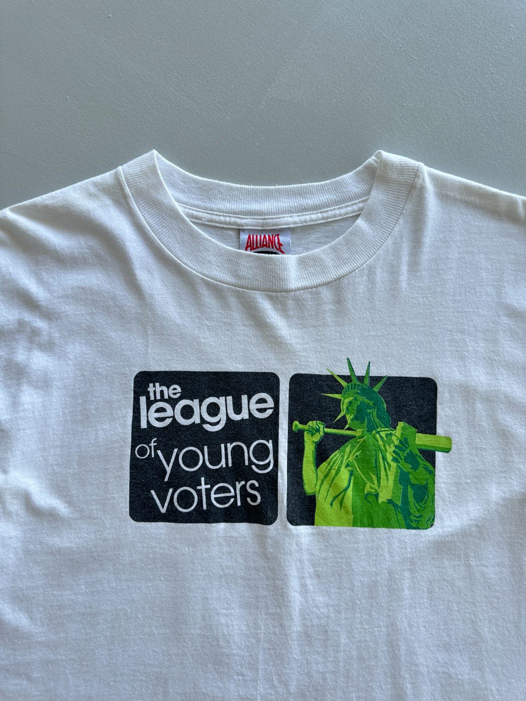 Alliance Graphics The League of Young Voters Y2K Vintage T-Shirt - Small