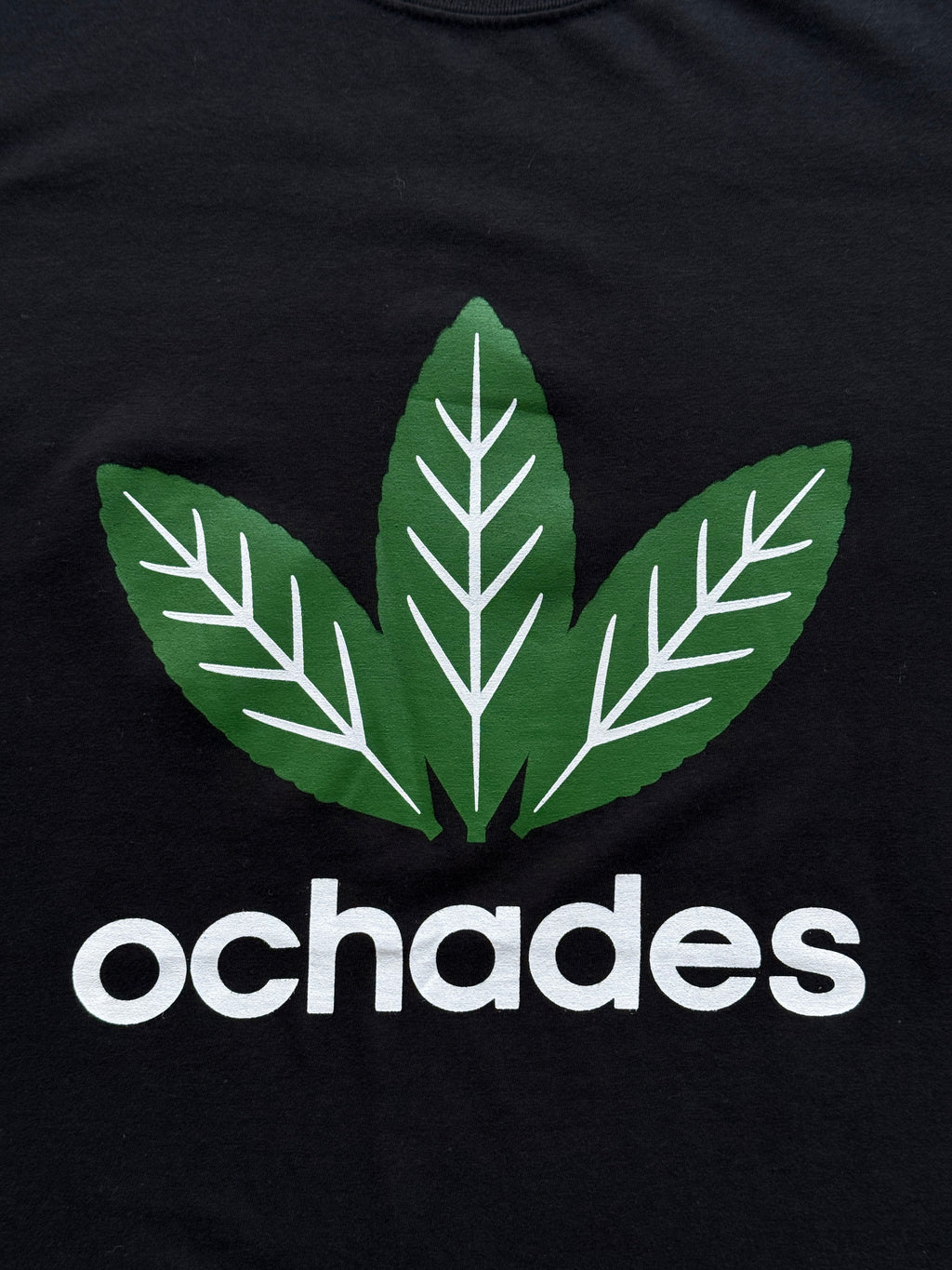 Black Ochades Adidas Style Novelty Japanese Tea Tshirt - Large