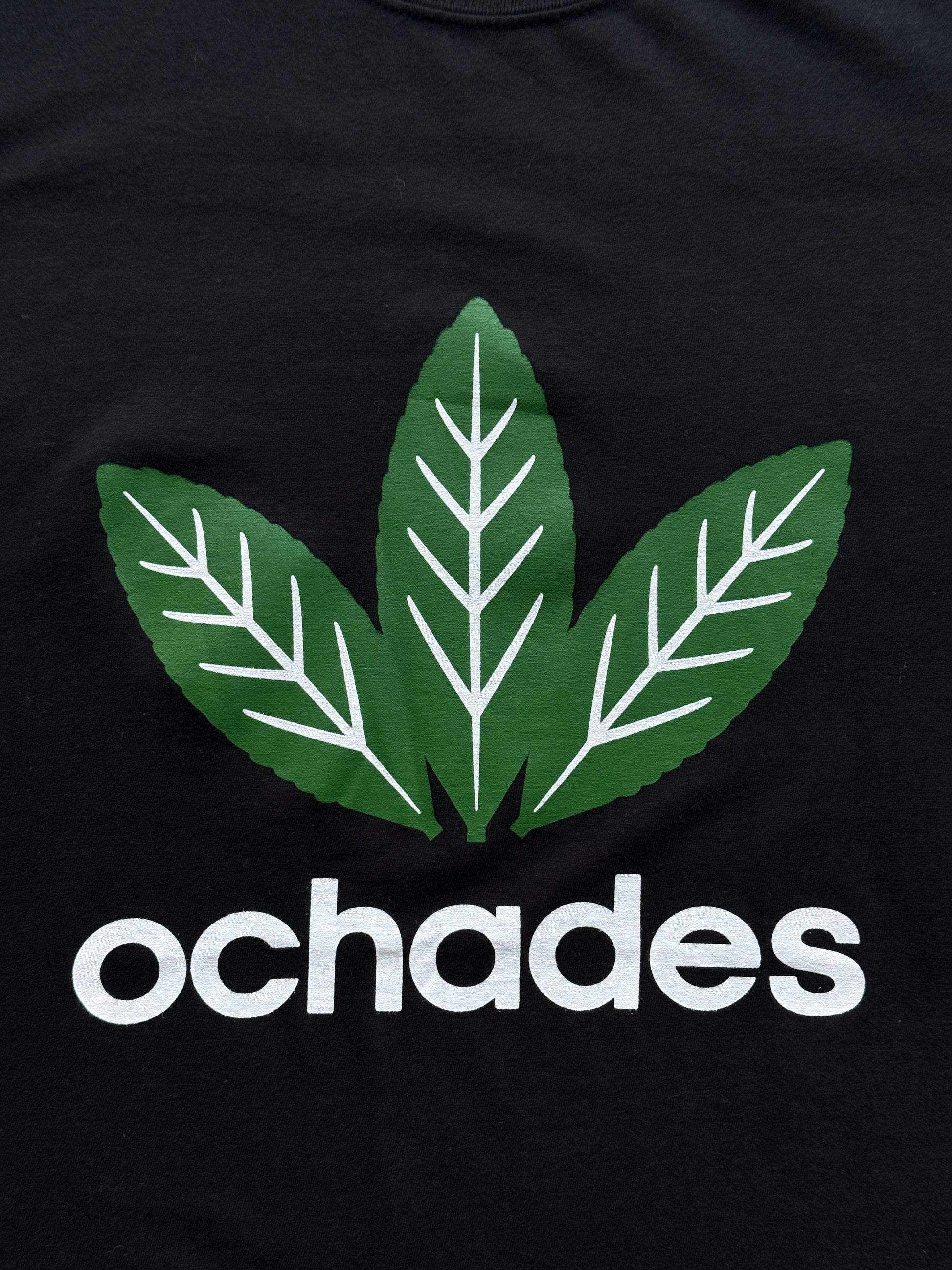 Black Ochades Adidas Style Novelty Japanese Tea Tshirt - Large