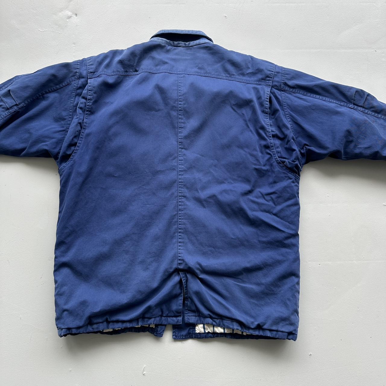 Vintage Blue Wrangler 70s/80s Padded Chore Jacket - Large