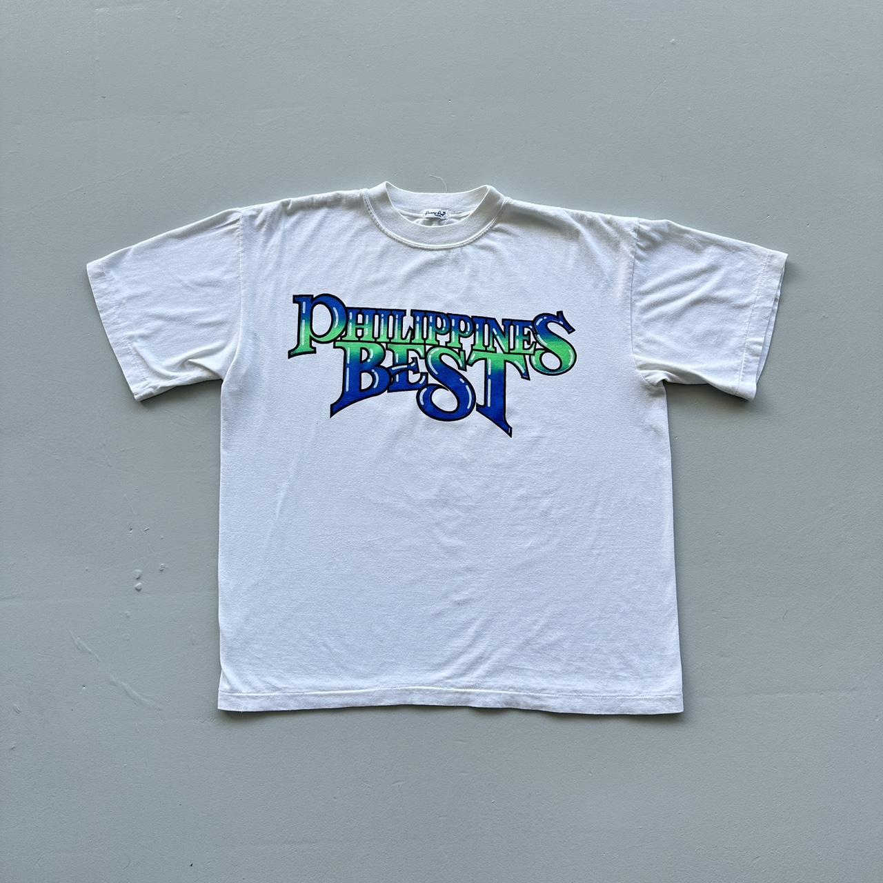 White Philippines Best Vintage 90’s T-shirt - Boxy Large