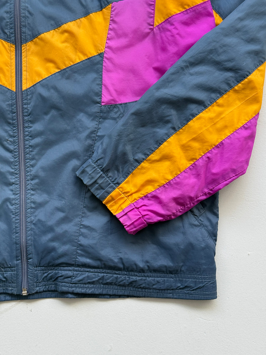 Nike Colour Block Made in Malaysia 90's Vintage Track Jacket - Medium