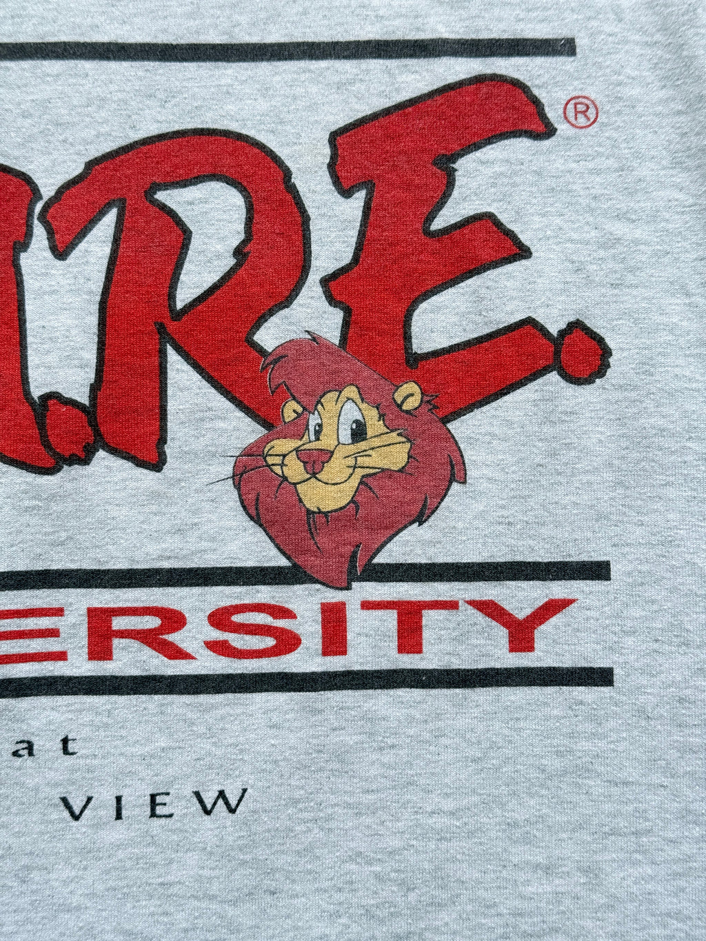 Grey Dare 90's Vintage Single Stitch Graphic T-Shirt - Large