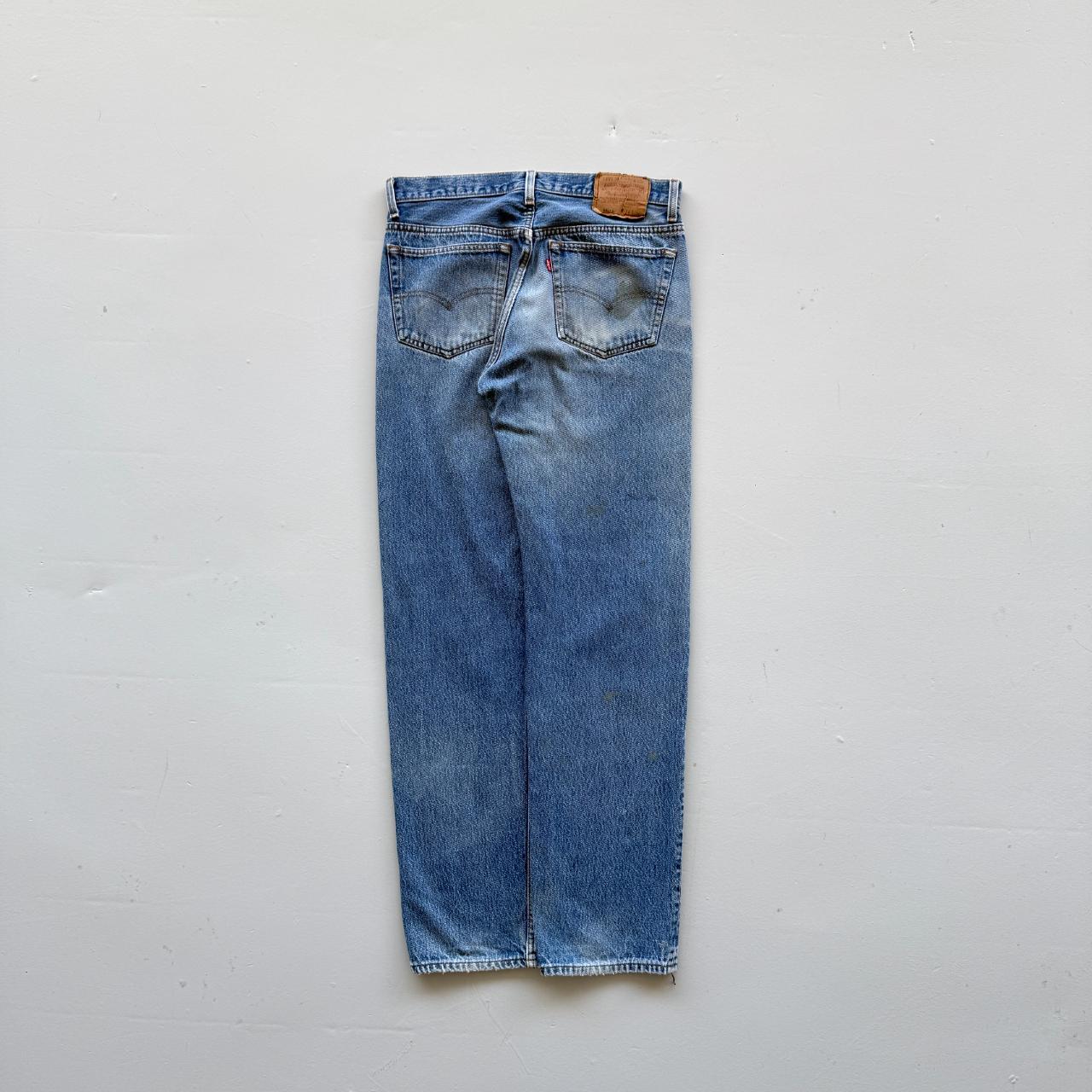 Blue Levi's Denim 501 90's Vintage Jeans - 31” x 32”