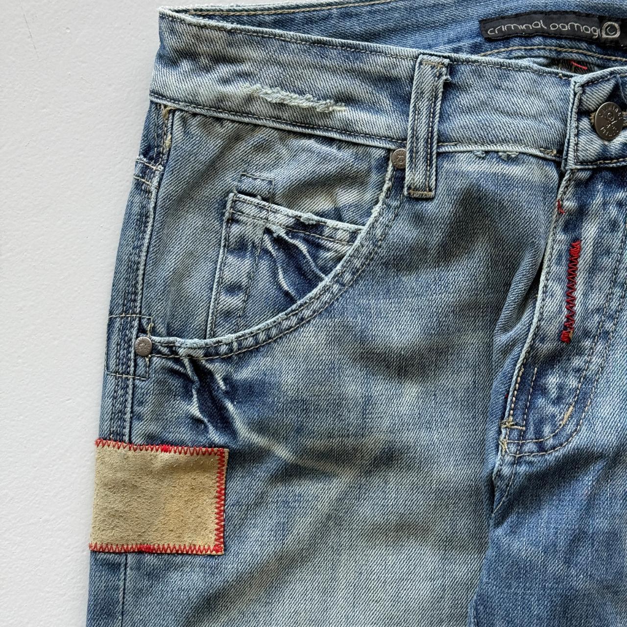 Blue Criminal Damage Denim Y2K Vintage 00s Jeans - 31” x 31”