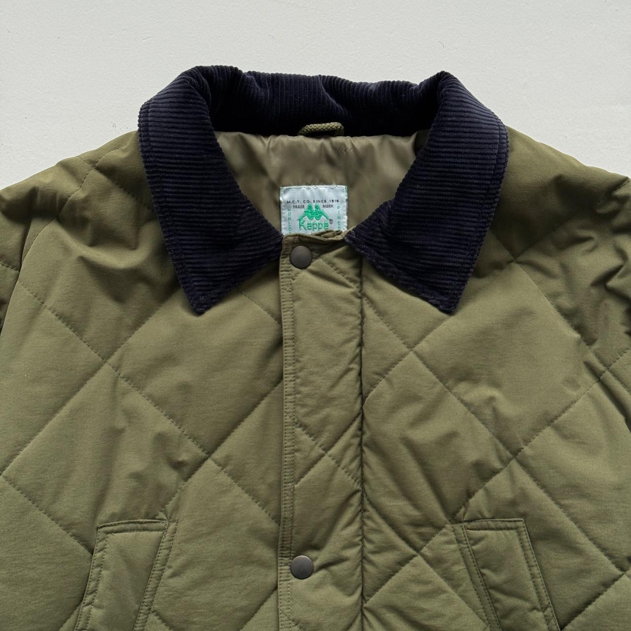 Green Kappa 90's Heavy Duty Quilted Jacket - XL
