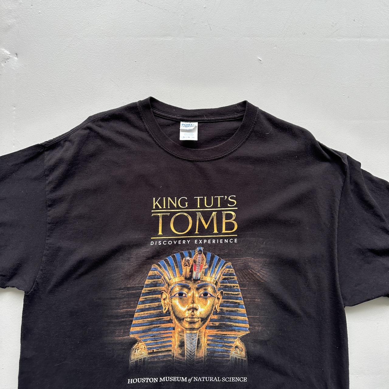 Black Egyptian Tomb 00s Vintage T-shirt - XL