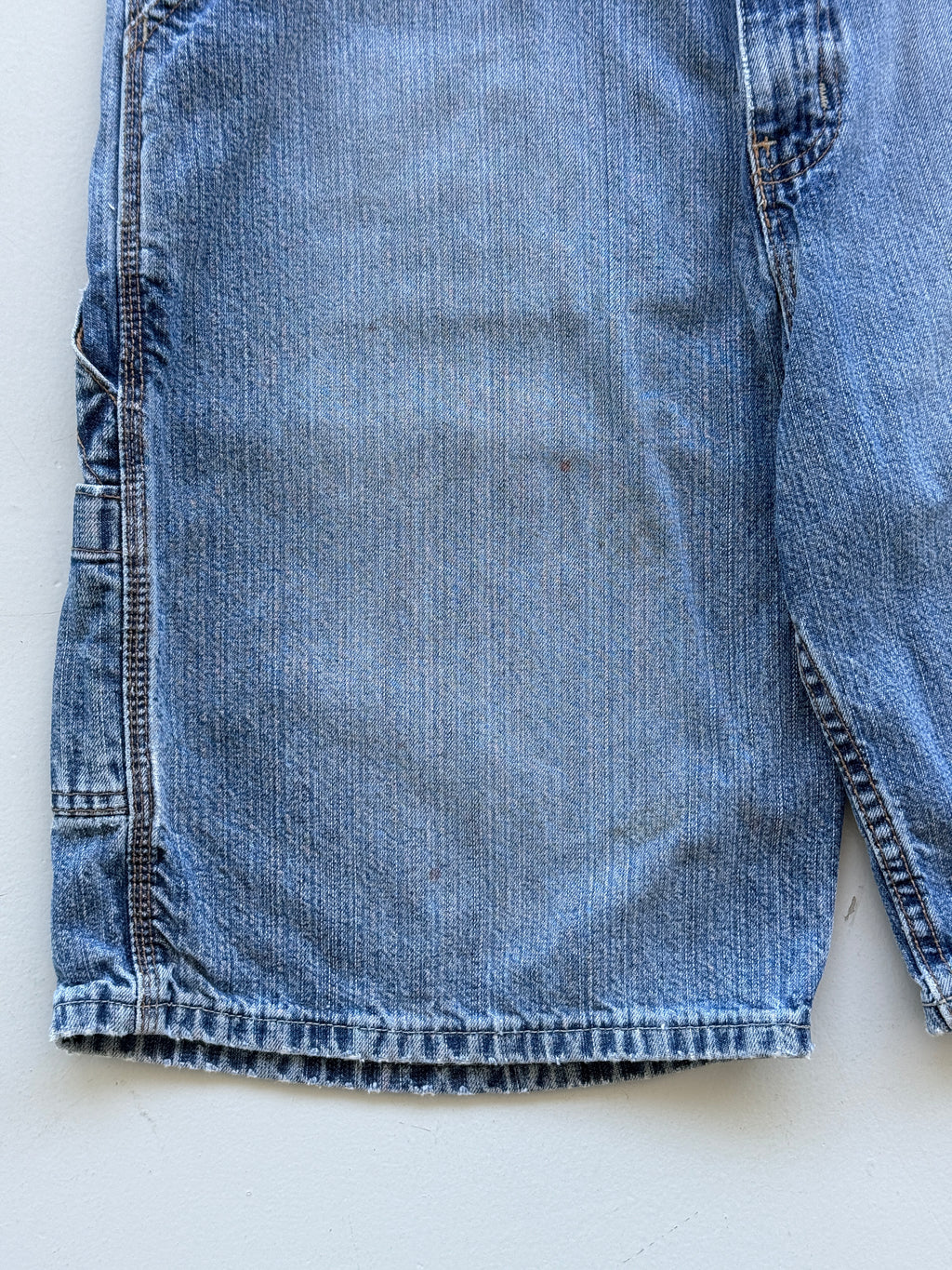 Blue Arizona 00's Vintage Y2K Baggy Carpenter Denim Shorts - W34 x L9