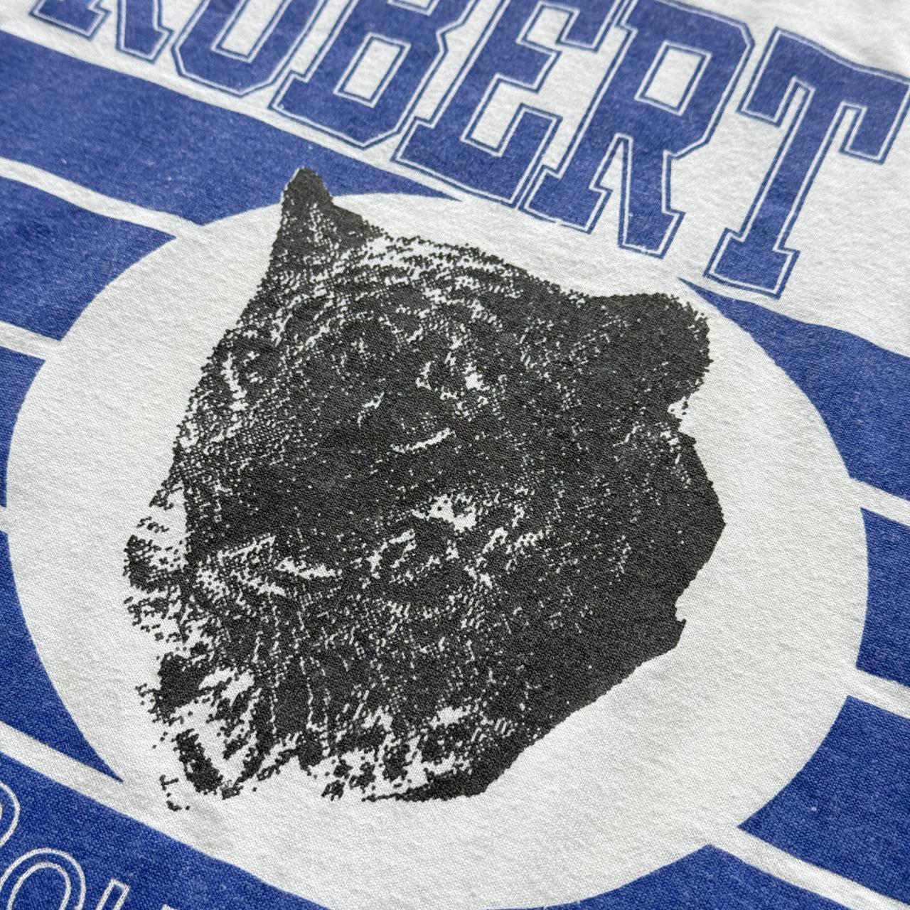 White Robert W College Vintage 80s T-shirt - XL