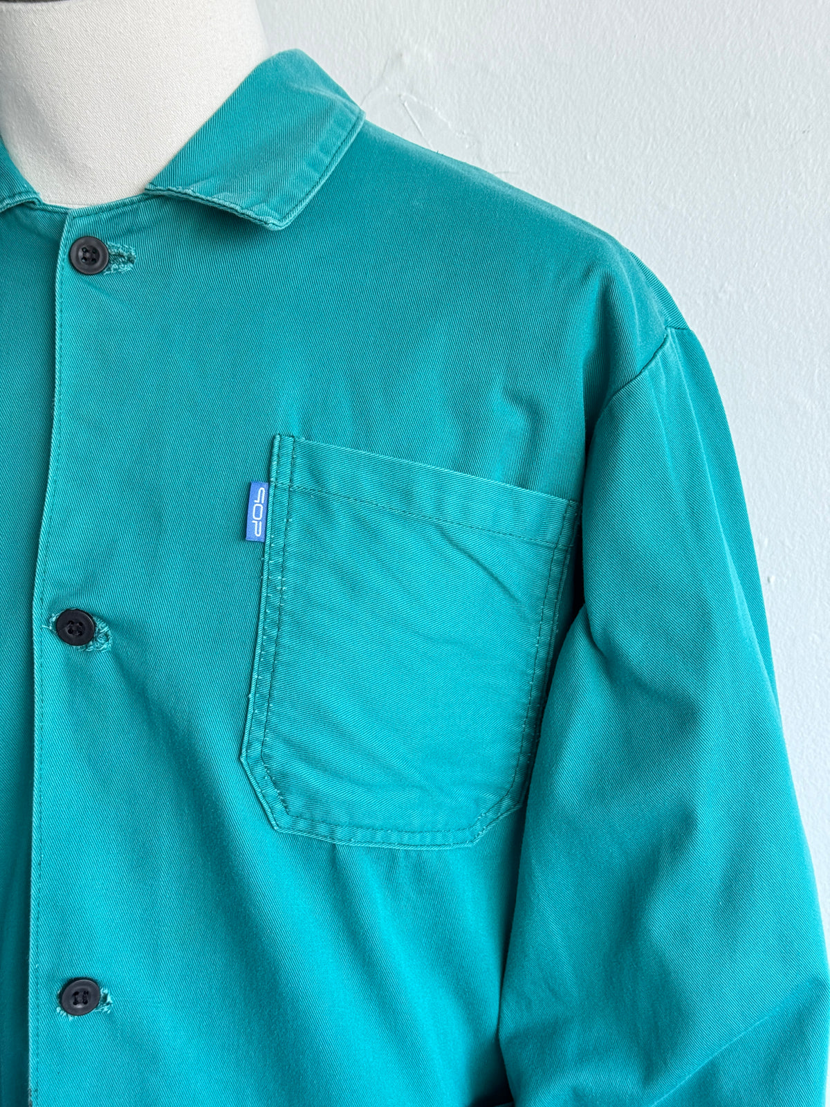 Turquoise 90's Vintage Workwear Chore Jacket CH495 - XL