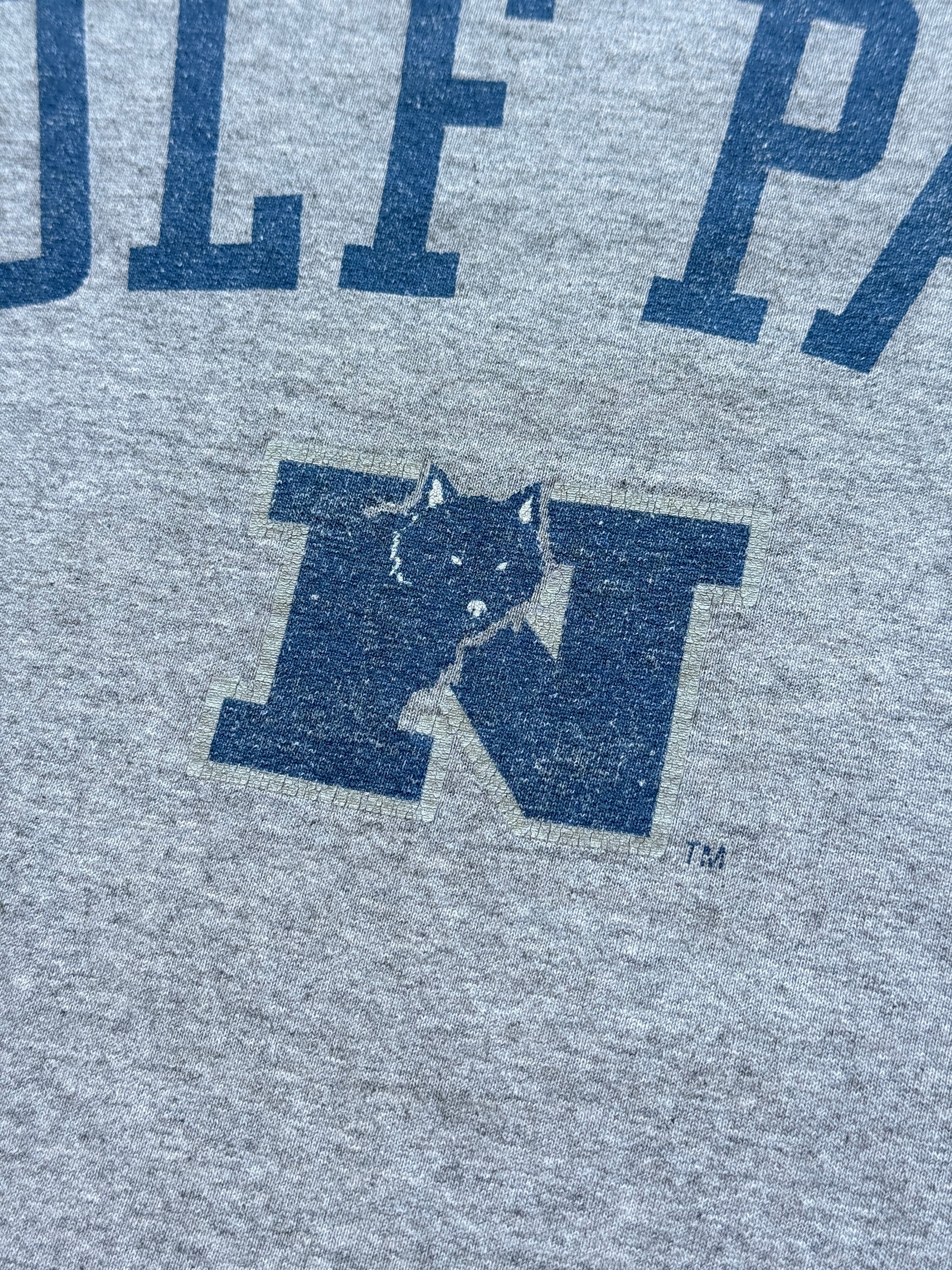 Grey Wolf Pack College 90's Vintage Graphic T-Shirt - Large