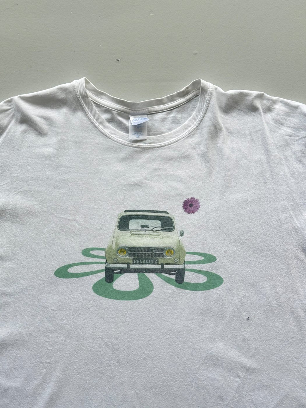 Renault 4 '50 Jahre' Anniversary Graphic Vintage T-Shirt - XL