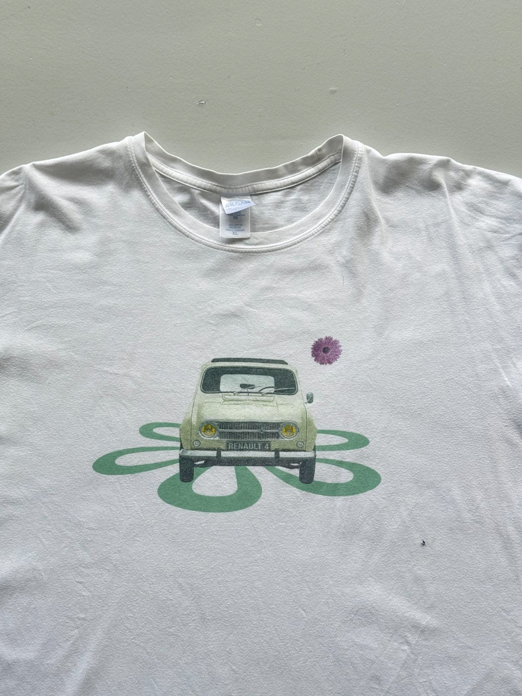 Renault 4 '50 Jahre' Anniversary Graphic Vintage T-Shirt - XL