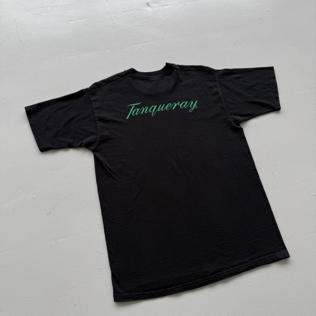 Black Tanqueray Gin 90s Vintage Graphic T-Shirt - Medium