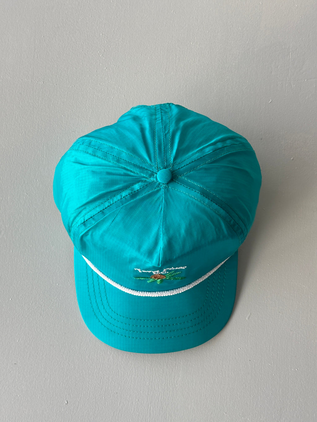 Teal Terri Pines C.C. Golf 90's Vintage SnapBack Trucker Cap