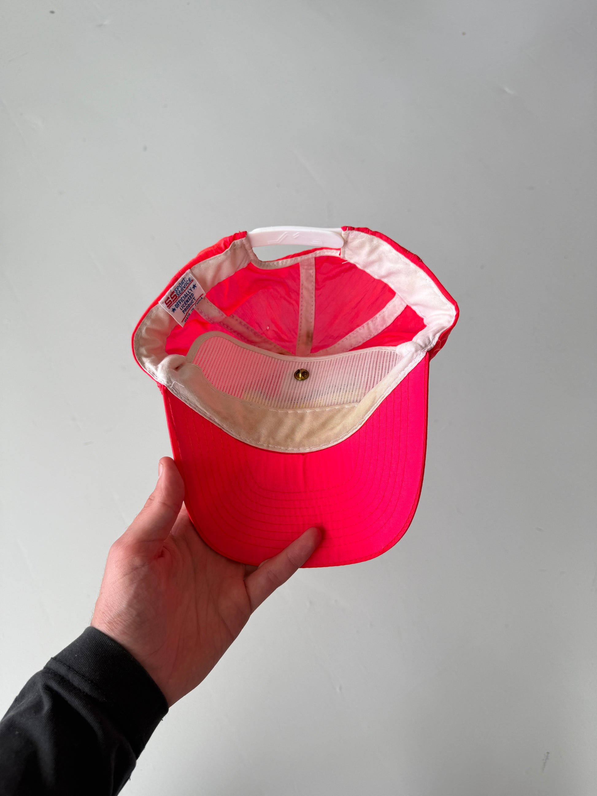 Neon Pink Hot Rod Association Vintage Nylon SnapBack Trucker Cap