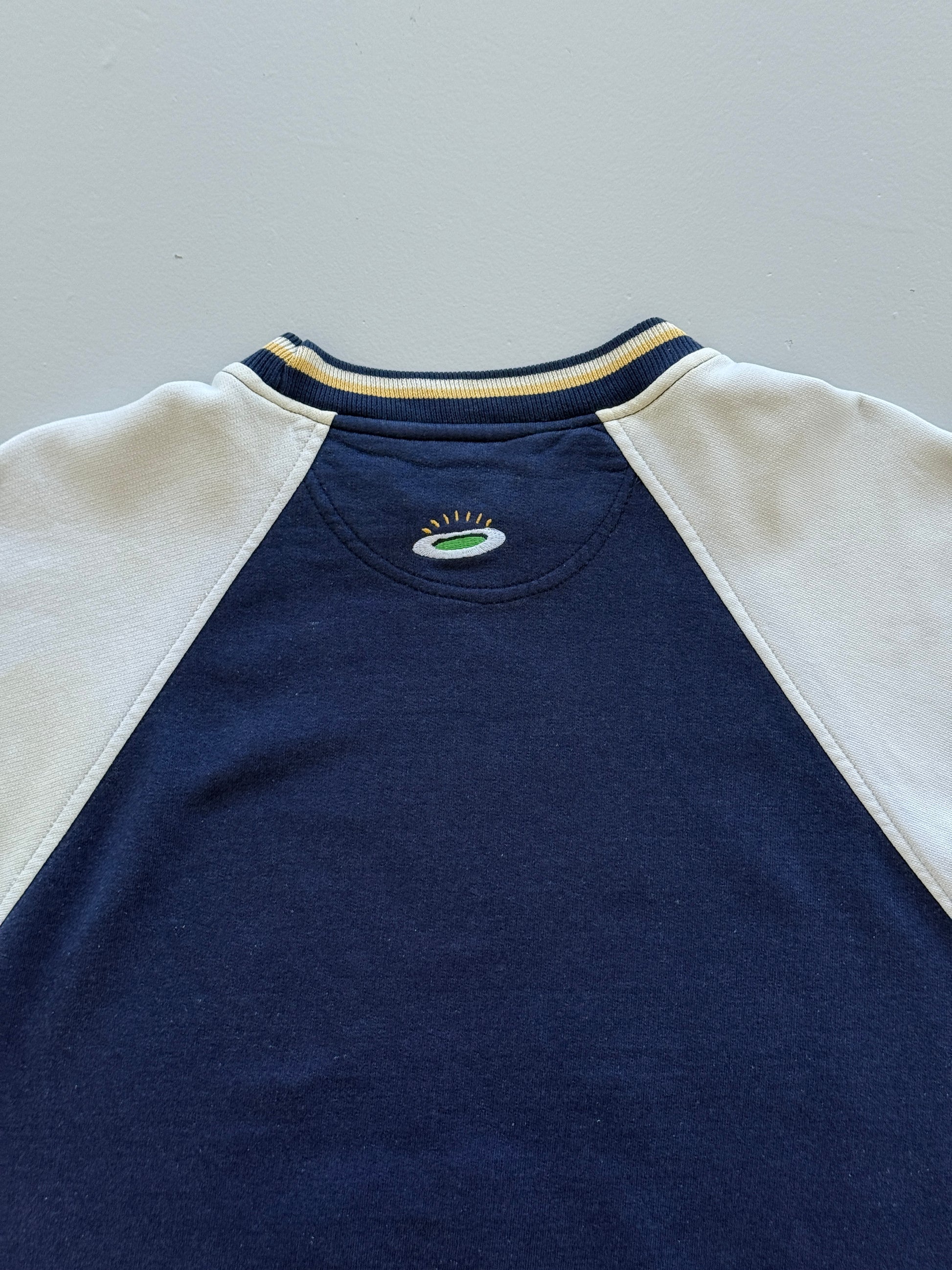 Navy Blue Stade de France 90's Vintage Rugby Graphic Sweatshirt Jumper - XL