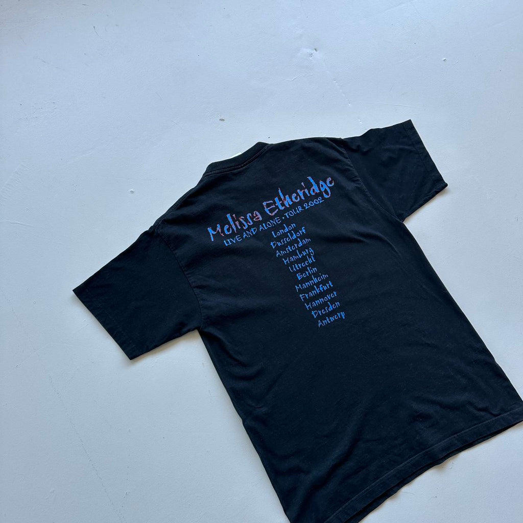 Melissa Etheridge Black 00s Vintage T-shirt - Large