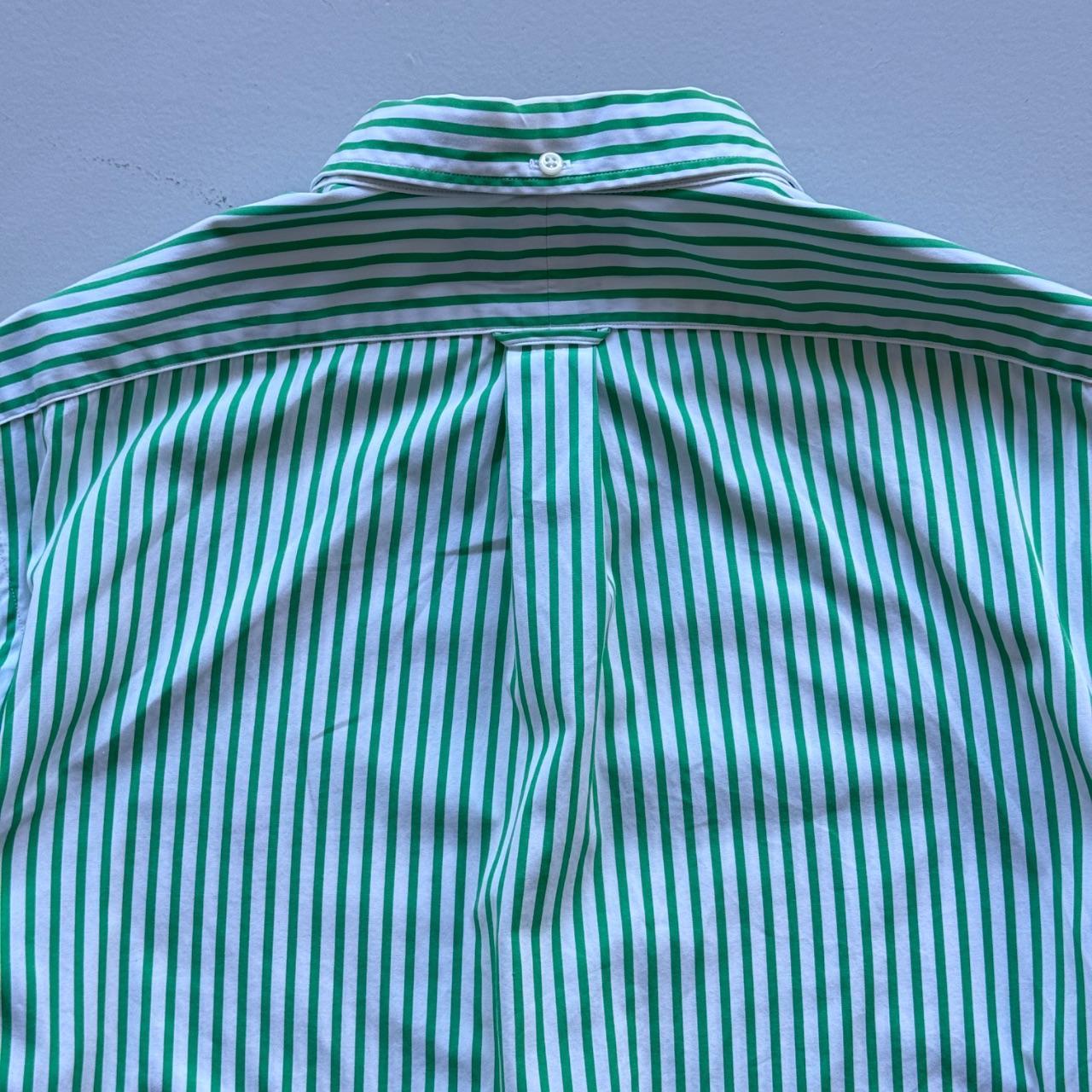 Green /White Ralph Lauren 90's Oxford Shirt - Large