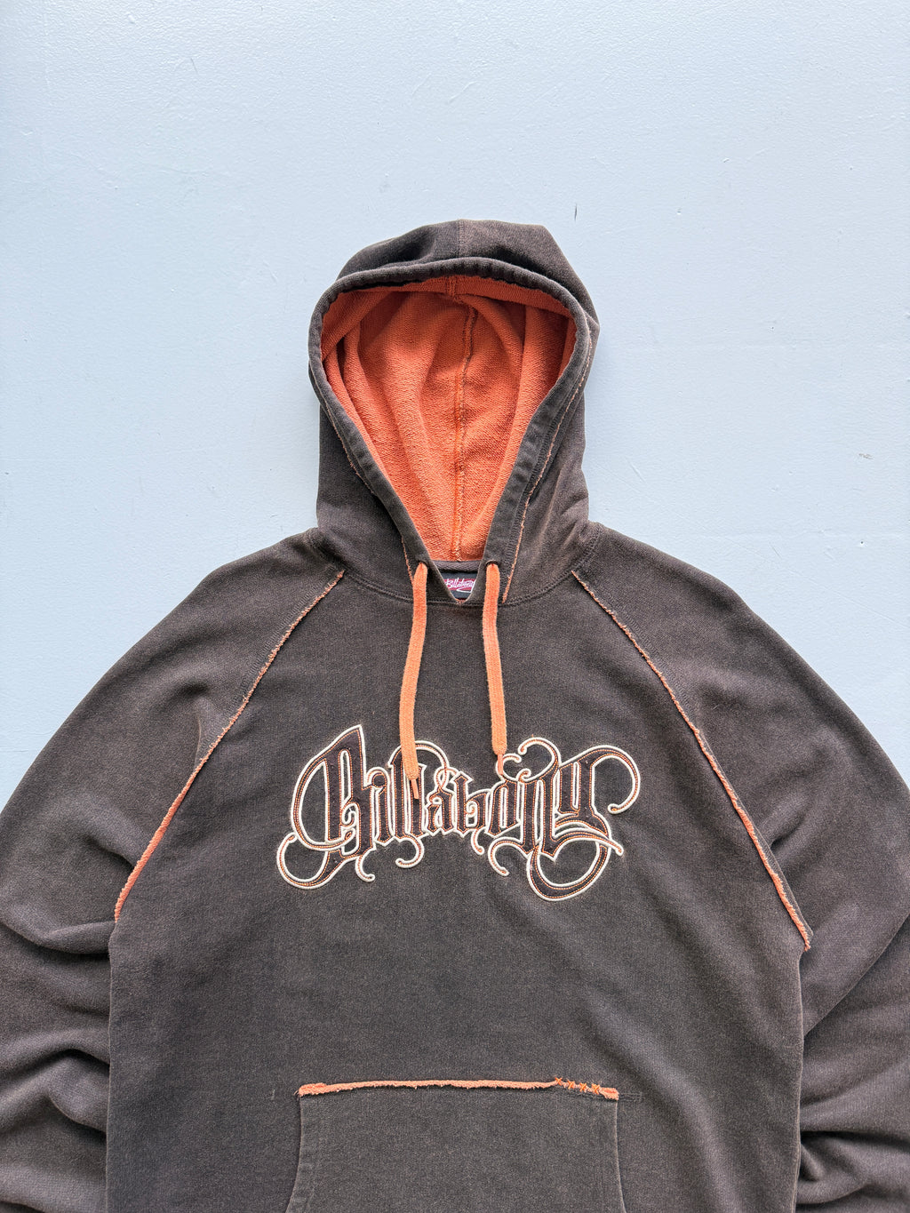 Brown Billabong 00's Vintage Y2K Surfer Graphic Hoodie - Medium