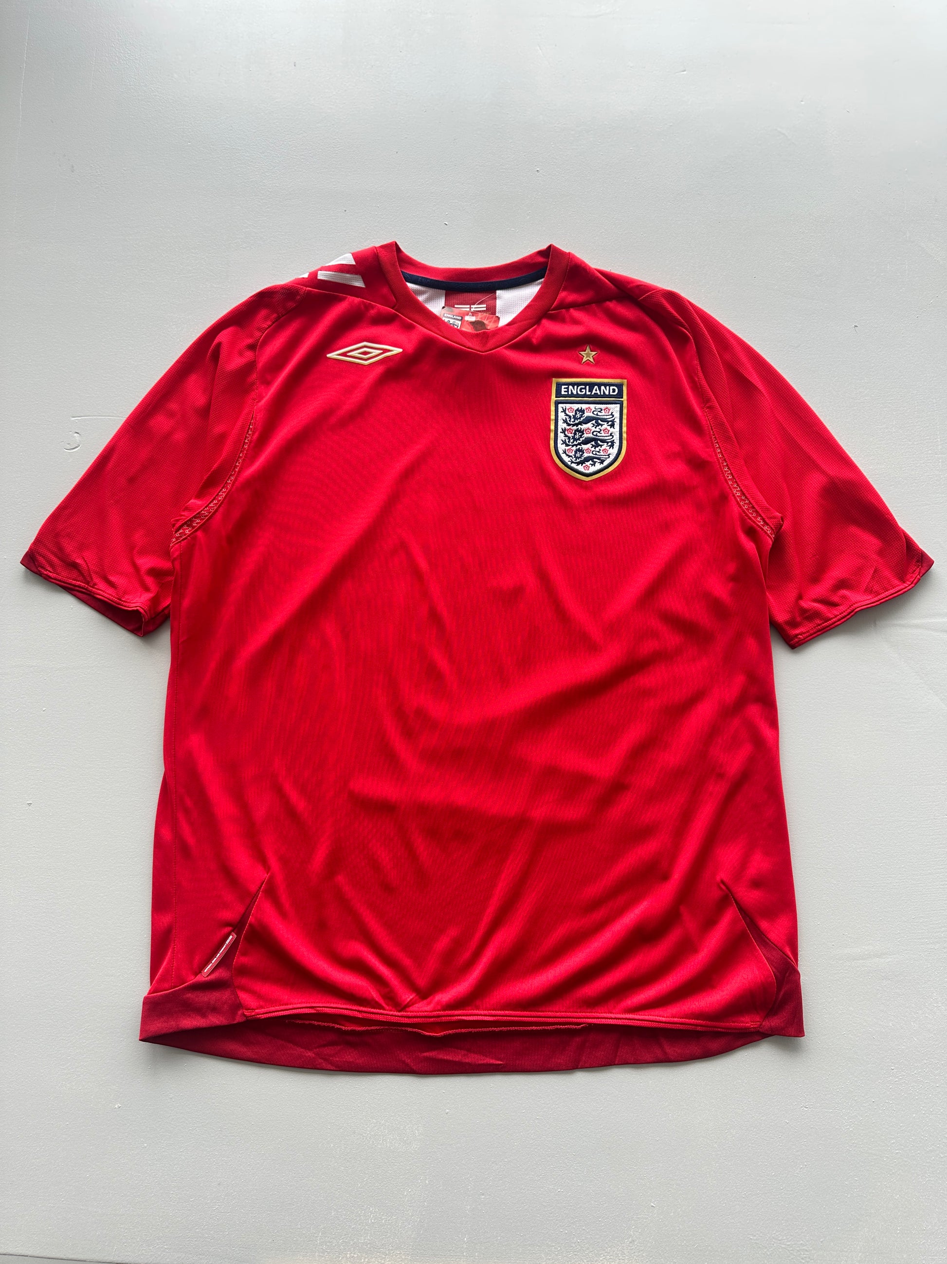 Umbro England Away 2006 Vintage Football Shirt Dead Stock - XL