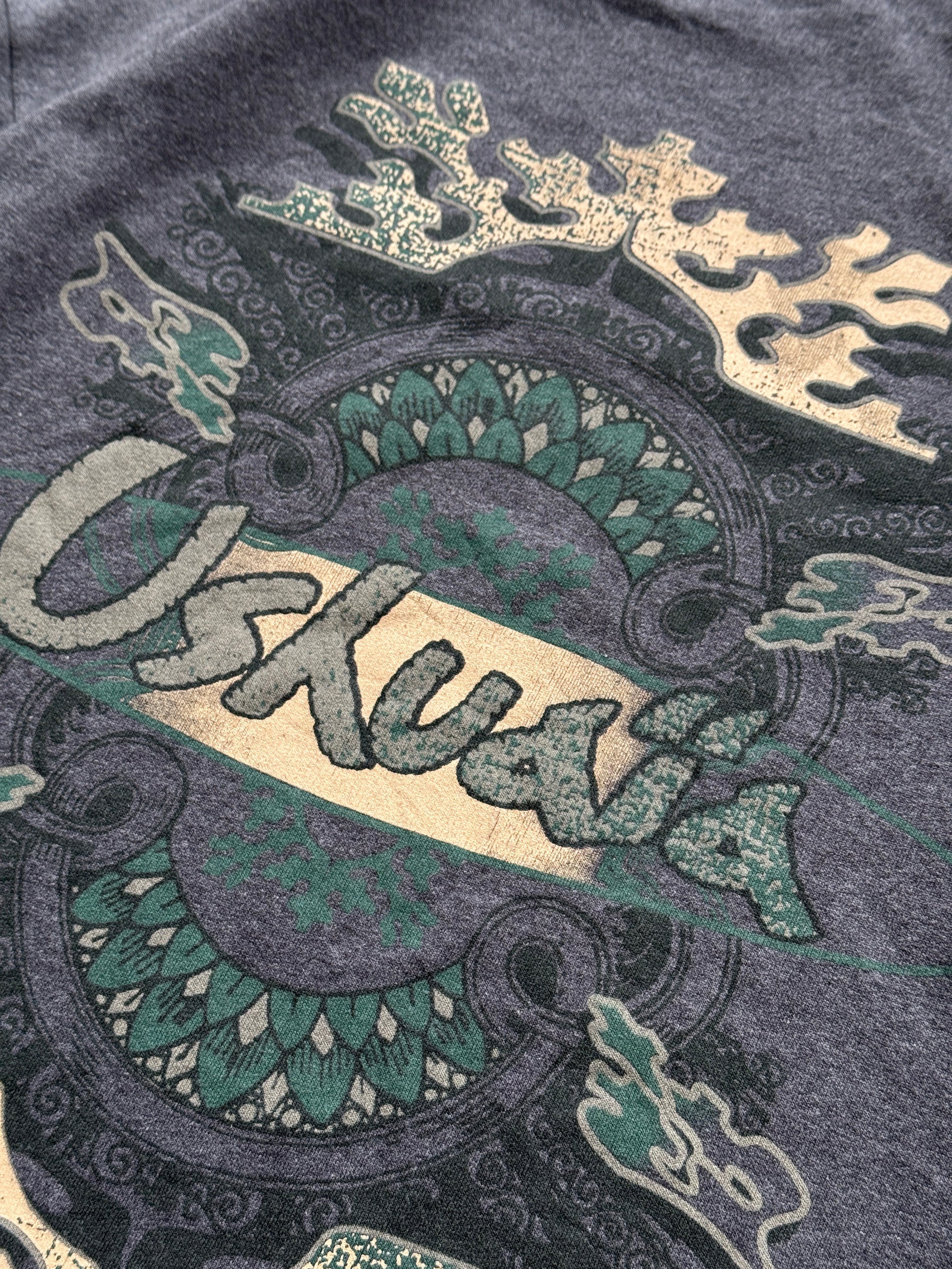 Grey Ushuaia Surf 90's Vintage Surfer Graphic Sweatshirt Jumper - XL