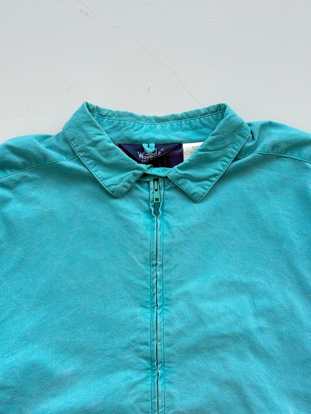 Woolrich Turquoise Harrington 90's Vintage Jacket - Large