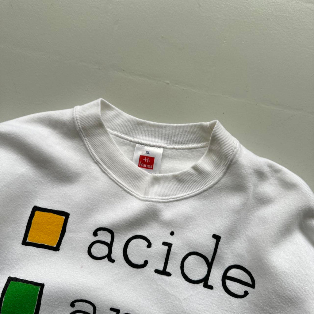 White French Sour Bitter Salty Sweet Cooking 90’s Vintage Graphic Sweatshirt - XL