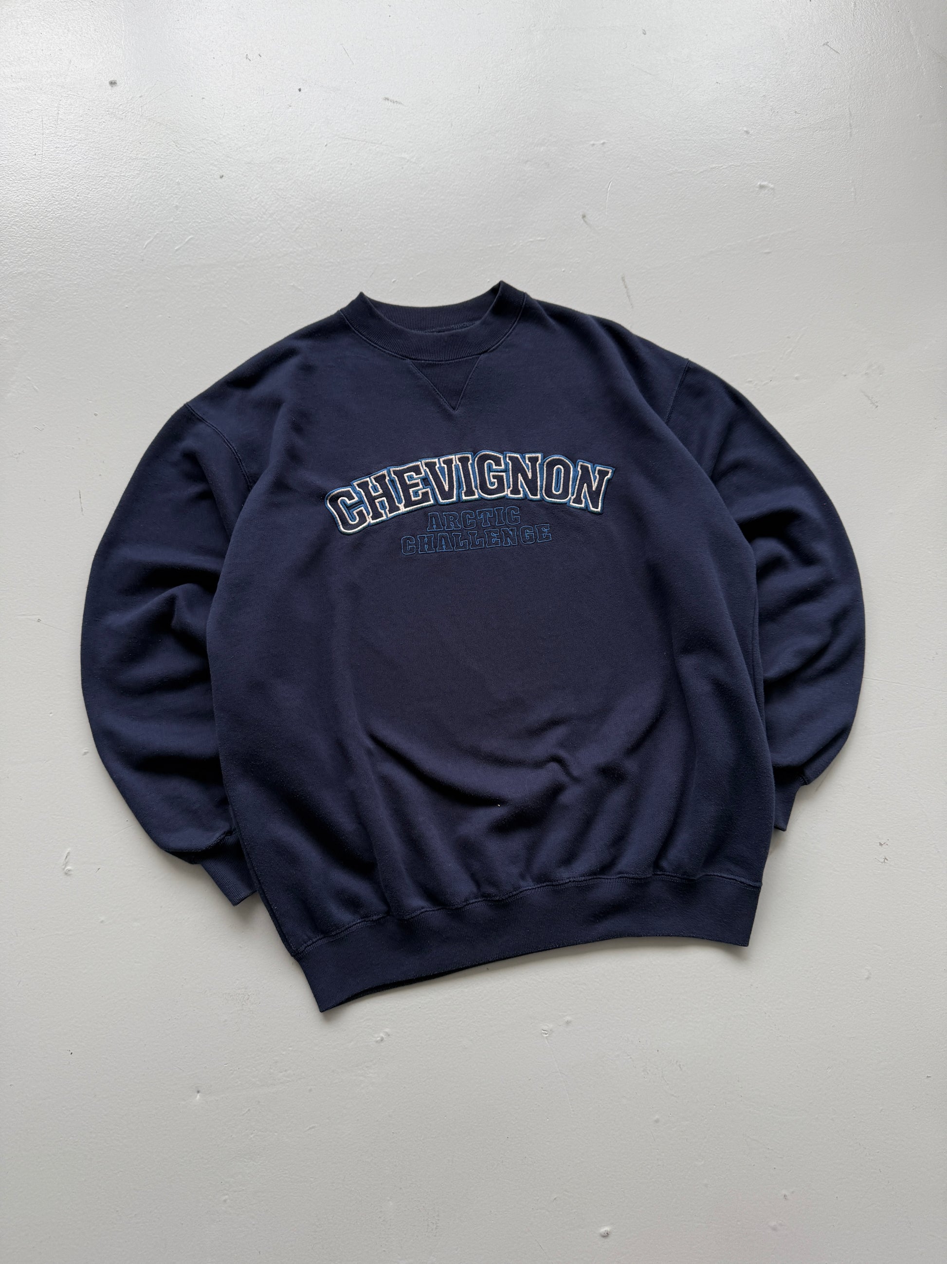 Chevignon Arctic Challenge 90's Vintage Sweatshirt - Medium