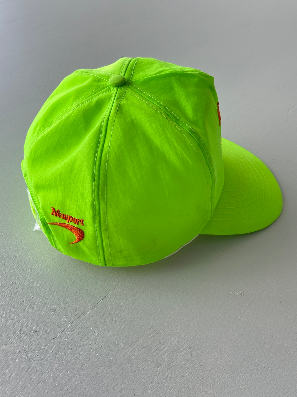 Newport Neon Green 90's Vintage SnapBack Trucker Cap