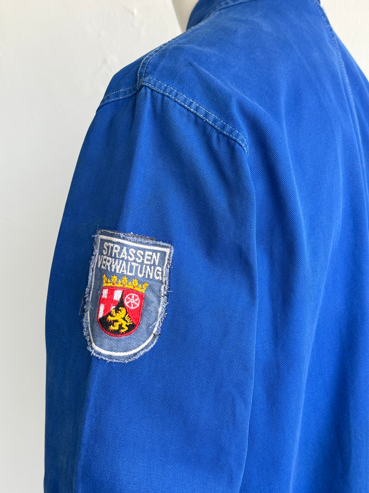 Blue German Workwear Vintage Chore Jacket 1950s/60s CH461 - Medium