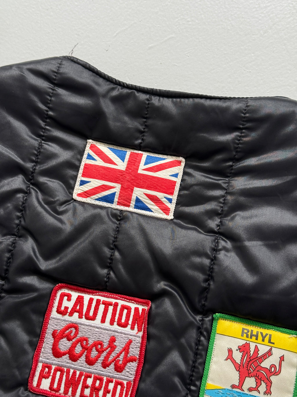 CB Radio Nuts Patch Quilted 70s/80s Vintage Gilet Vest - XL