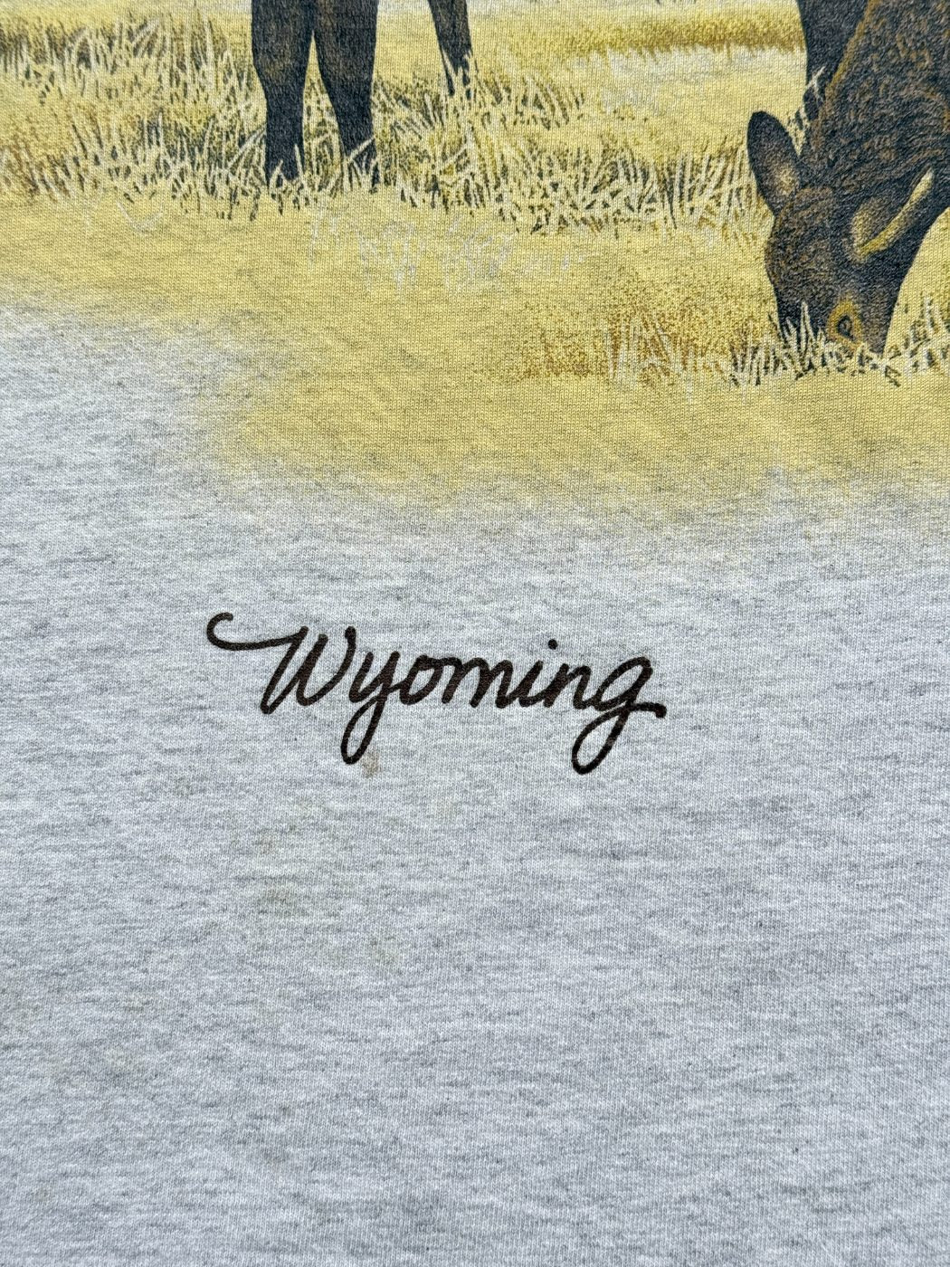 Habitat Wyoming Elk Single Stitch 90's Vintage T-Shirt - Medium