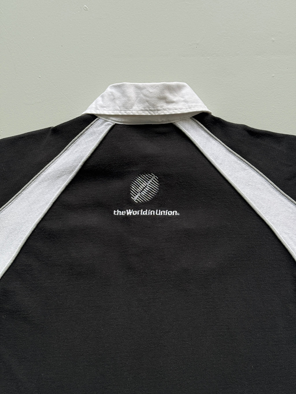 Black Rugby World Cup 2003 Vintage 00's Jersey Polo - Small