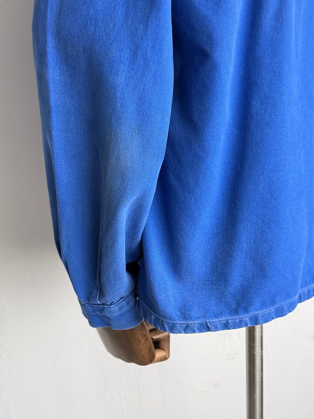 Thrashed Blue Beugnet 60's Vintage Workwear Chore Jacket CH556 - Medium