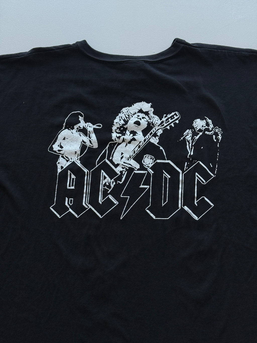 Black AC/DC Highway to Hell Vintage Graphic T-Shirt - XL