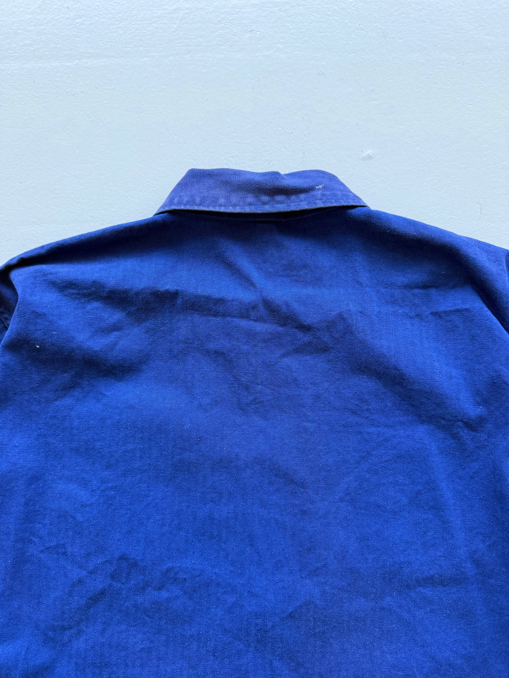 Navy French Herringbone Twill Workwear 80’s Vintage Chore Jacket CH030 - Large