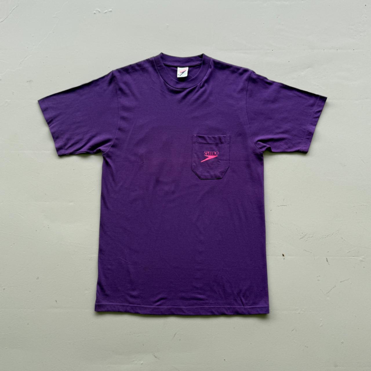 Purple Speedo 90s Deadstock Graphic T-Shirt - Medium