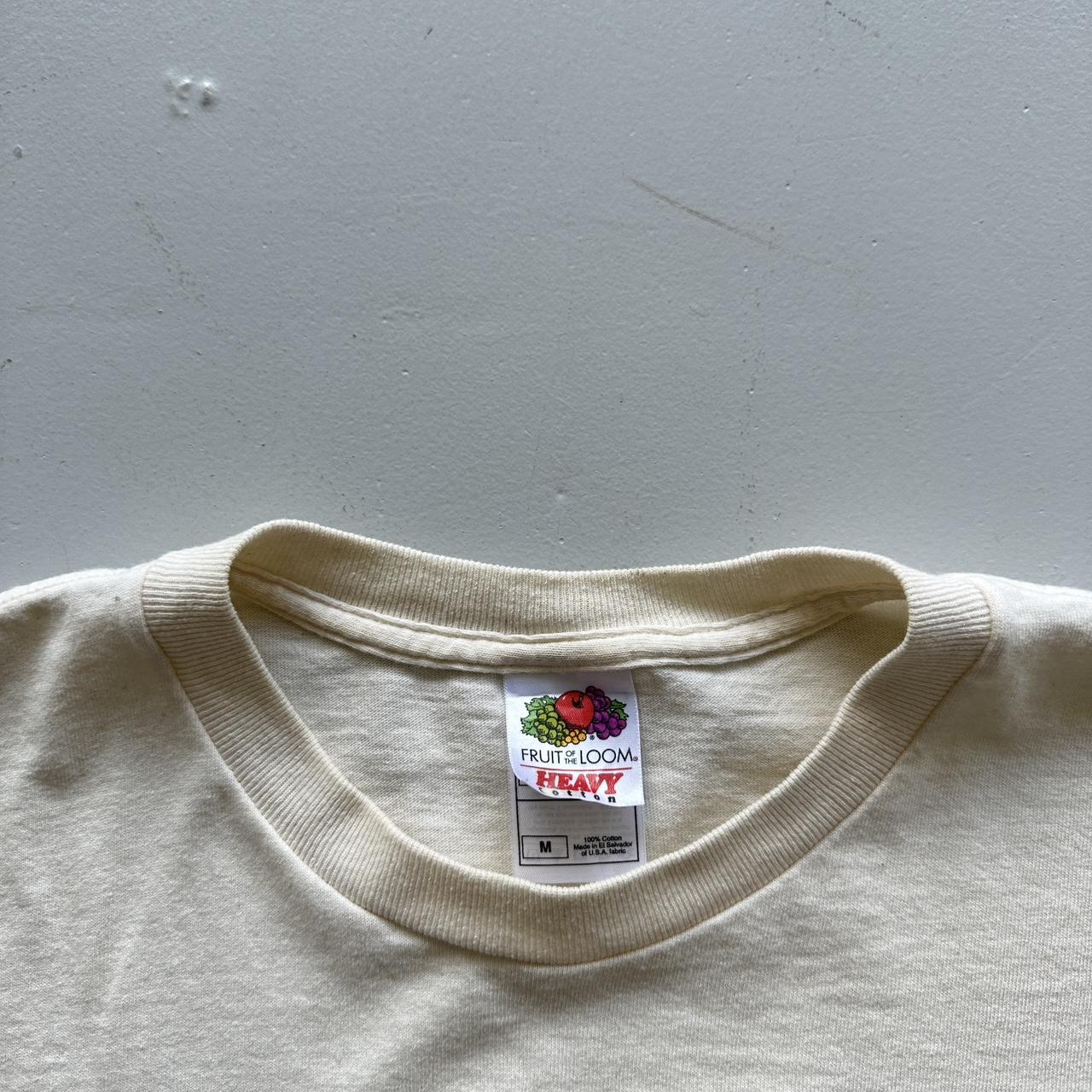 Pale Yellow / Cream Husky Vintage T-shirt - Medium